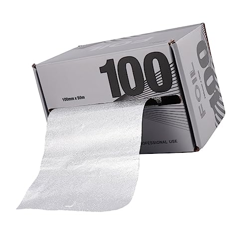 CALLARON Folienrolle Für Haare Lang Aus Aluminiumfolie Haarfolienrolle Für Friseure Und Färbung Leicht Abzureißen Wiederverwendbar Praktische Aufbewahrungsbox von CALLARON