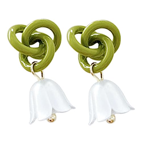 CALLARON Frische Lily Of Dangle Ohrringe Blumenohrringe für Frauen Vielseitig und für Komfortabel und Leicht zu Tragen von CALLARON