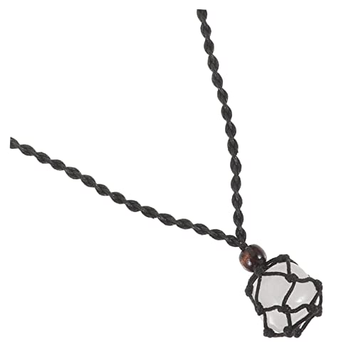 CALLARON Geburtstagsgeschenk für Mädchen spirituelle Halskette eine Halskette Halsketten Kristallhalskette für Männer schlichter Schmuck für Damen Naturstein Pullover Kette Kristall rau von CALLARON