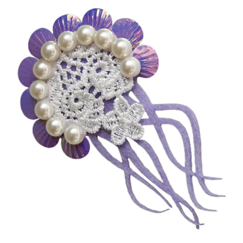 CALLARON Stylischer Haarclip Mit Perlen Für Frauen Niedlicher Wasserwesen-haarschmuck Für Partys Hochzeiten Und Alltag Elegantes Design Für Jedes Outfit Als Geschenk Für Besondere Anlässe von CALLARON