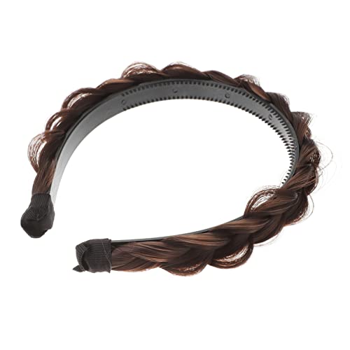 CALLARON Geflochtener Haarreif Stirnband Für Damen Kopfband Aus Langlebigem Material Perücken-haarband Für Mädchen Und Frauen Geflochtene Kopfschmuck Für Alltag Und Party CALLARON Geflochtener Haarreif Stirnband Für Damen Kopfband Aus Langlebigem Material Perücken-haarband Für Mädchen Und Frauen Geflochtene Kopfschmuck Für Alltag Und Party von CALLARON