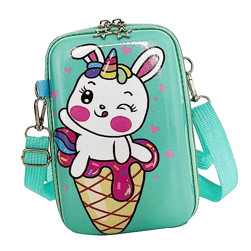 CALLARON Geldbörse Kinder Tasche kindertasche süße Umhängetasche Crossbody-Umhängetasche Cartoon-PVC-Tasche einzelne Umhängetasche niedlich Schultertaschen Aufbewahrungstaschen von CALLARON