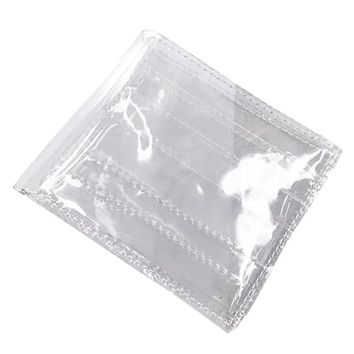 CALLARON Transparent Geldbörse Geldbeutel Kartenhalter für Visitenkarten Ausweishülle transparenter Kreditinhaber klares Geld Kartenetui Kartenorganisator Karten Tasche Gelee Paket PVC von CALLARON