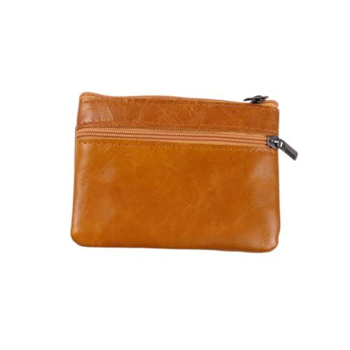 CALLARON Geldbörse kleines Münztäschchen Retro-Schlüsselanhänger Kartenetui für Damen Brieftaschen für Frauen Schlüsselhalter Mini-Tasche für Unisex Handtasche Kreditinhaber kurz Student von CALLARON