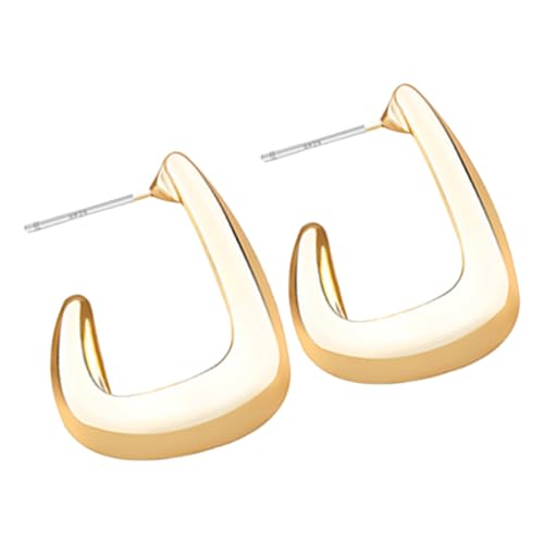CALLARON Geometrische C Förmige Ohrringe für Damen Kreative Vielseitige Ohrstecker im Geometrischen Design für Besondere Anlässe Wie Jubiläen Geburtstage und Valentinstag von CALLARON