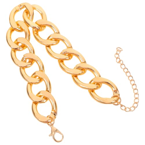 CALLARON Gliederkette Armband für Herren und Damen Goldene Hip Hop Schmuckstücke Stilvolle Handkette mit Auffälligem Design Vielseitig und Elegant für Outfit von CALLARON