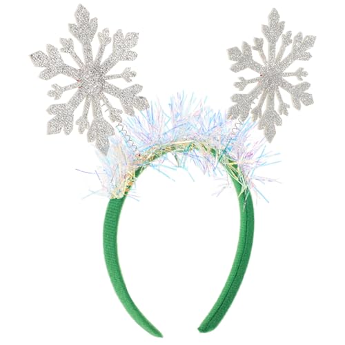 CALLARON Glitzernder Schneeflocken-haarreif Für Weihnachten Elastisches Stirnband Mit Einzigartigem Schneeflocken-design Für Festliche Anlässe Und Partys Perfektes Haarschmuck Für von CALLARON