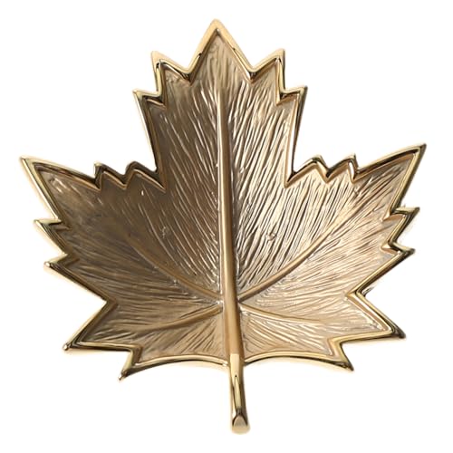 CALLARON Goldene Vintage Ahornblatt Brosche Emailliert Eleganter Herbst-anstecker für Damen Vielseitiger Lapel Pin für Anzüge Schals Hüte Perfektes Thanksgiving Accessoire von CALLARON