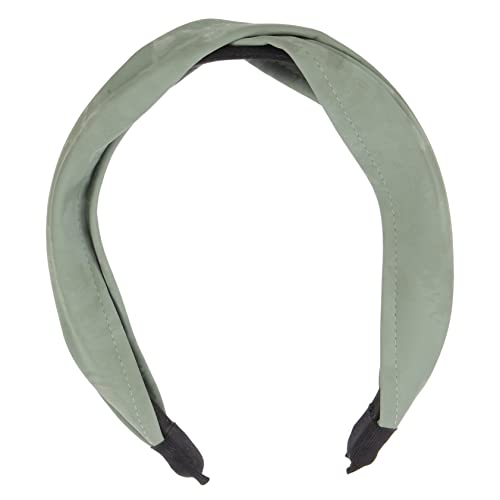 CALLARON Breiter Rutschfester Haarreif Für Mädchen Stirnband Für Partys Und Alltag Hautfreundlichem Pu-material Für Frisuren Und Make-up von CALLARON