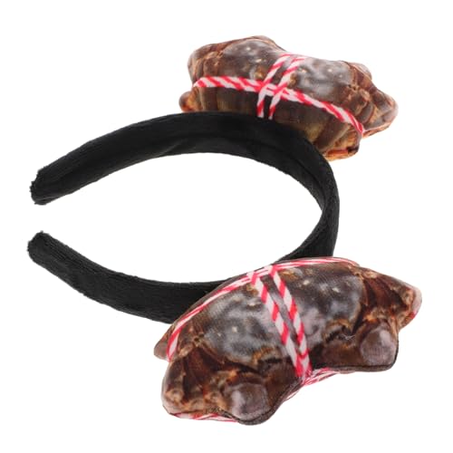 CALLARON Haarband Mit Krabbe Für Karnevalskopfbedeckung Party-fotoautomaten-requisiten Cosplay-kostümzubehör Lustiges Stirnband Make-up-stirnband Unterwasser-stirnband Nautisches von CALLARON