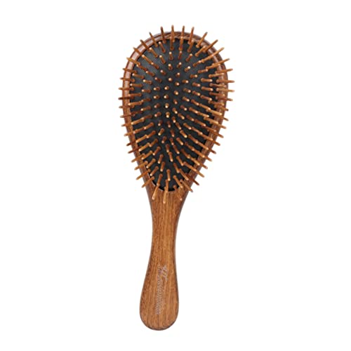 CALLARON Haarkamm Holz-entwirrungskämme Paddel Friseurkämme Mit Massagefunktion Für Damen Aus Holz Und Tpr-material Ergonomischer Griff Glatte Oberfläche von CALLARON