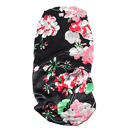 CALLARON Haarkappe schlafhaube lange Schlafmütze Haarhaube Frauen schlafen Nachtschlafmütze Haarpflege Motorhaube elastische Haube Damen Schlafmütze Polyester von CALLARON