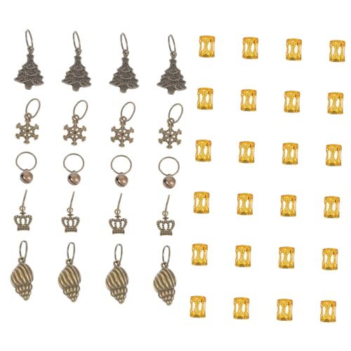 CALLARON Haarmanchetten Für Zöpfe Dreadlock-accessoires Haarschmuck Zum Flechten Haarzubehör Für Damen Befestigungselemente Für Zöpfe Und Dreadlocks Haarringe Für von CALLARON