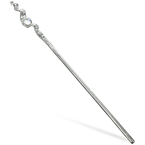 CALLARON Langer Haarschmuck Für Frauen Eleganter Metallischer Haarknubbel Vintage Haarnadel Für Hochsteckfrisuren Und Tägliche Styles in Silber von CALLARON