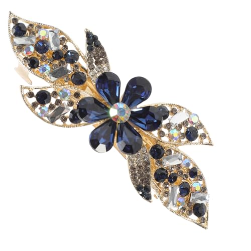 CALLARON Strass-haarspangen Für Damen Haar-accessoires Mit Strass-blumen-design Glänzende Haarschmuck Für Hochzeit Party Geburtstag Verabredung Und Mehr Anlässe von CALLARON