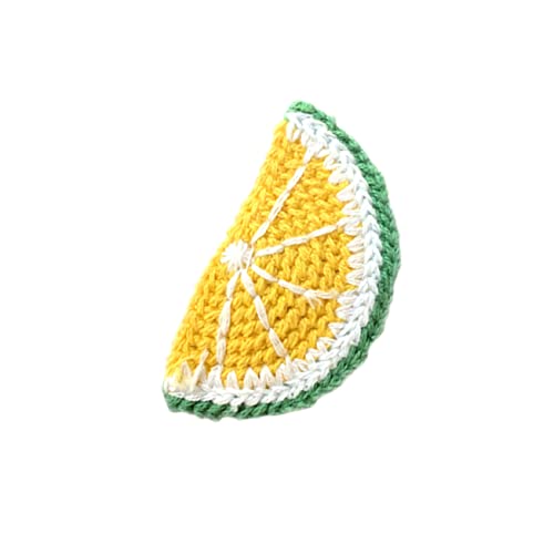 CALLARON Haarspangen Zitronenförmig Gestrickt Entzückender Kopfschmuck Für Mädchen Haarnadeln Haarschmuck von CALLARON