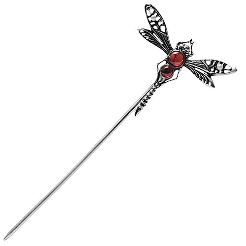 CALLARON Haarstäbchen Drachenflügel Haarnadeln für Damen Haaraccessoire mit Achat für Brötchenfrisuren Hanfu und Festliche Anlässe von CALLARON