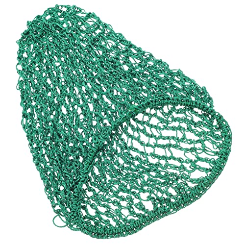 CALLARON Handgeknüpfte Haarnetz Mütze Für Damen Elastisches Leichtes Pflege-accessoire Für Langes Haar Für Schlaf Und Salongebrauch Baumwolle Grün von CALLARON