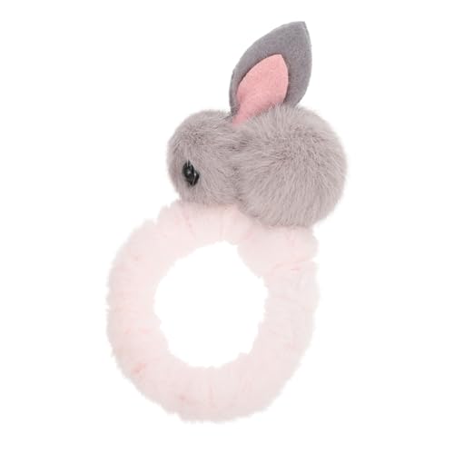 CALLARON Süße Bunny Haargummis Plüsch Für Mädchen Elastische Haarbinder Für Ostern Und Täglichen Gebrauch Haaraccessoires Für Look von CALLARON