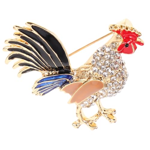 CALLARON Zarte Hahn Brosche Aus Zinklegierung Dekorative Anstecknadel Für Frauen Für Kleider Schals Und Formelle Anlässe Bezauberndes Accessoire Für Jeden Look von CALLARON