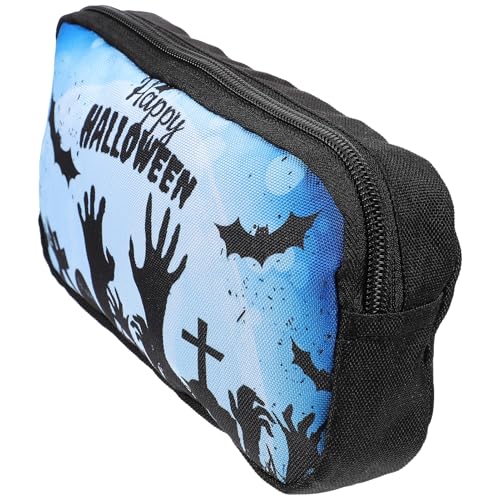 CALLARON Halloween Kosmetiktasche Multifunktionale Make Up Organizer Mit Festlichem Design Für Stifte Make Up Und Mehr Reisen Und Täglichen Gebrauch von CALLARON