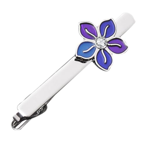 CALLARON Herren Krawattenklammer Blumenmotiv Krawattennadel für Business Alltag Modischer und Funktionaler Krawattenclip für Männer von CALLARON
