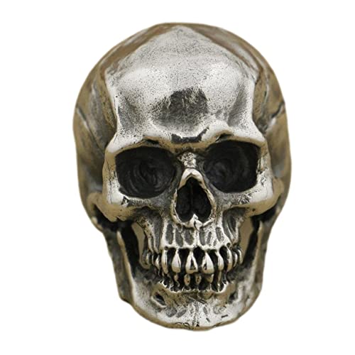 CALLARON Herren Skull Ring Retro Stil Crack Design aus Hochwertiger Legierung Halloween Schmuck Modischer Ring Langlebig und Auffällig von CALLARON