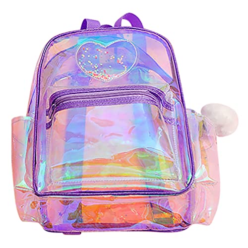 CALLARON Herzmuster Transparenter Rucksack Für Frauen Und Mädchen Klarsicht Rucksack Für Schule Konzerte Und Freizeit Leicht Zu Reinigen Und Stylisch CALLARON Herzmuster Transparenter Rucksack Für Frauen Und Mädchen Klarsicht Rucksack Für Schule Konzerte Und Freizeit Leicht Zu Reinigen Und Stylisch von CALLARON