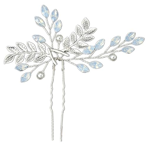 CALLARON Hochzeit Braut Haarschmuck Clip Strass Haarnadel Für Damen Frauen Frisur Party Abendveranstaltung von CALLARON