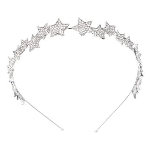 CALLARON Hochzeitskrone Haarreif Tiara mit Funkelnden Strasssteinen Kopfstück für Bräute und Brautjungfern Perfektes Accessoire für Hochzeiten Verlobungen und Besondere Anlässe von CALLARON