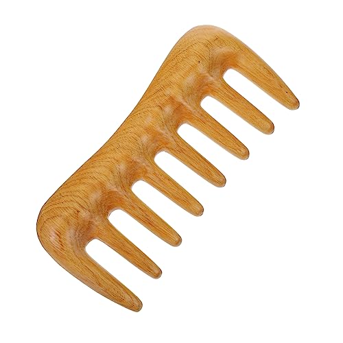 CALLARON Holzkamm Für Haarmassage Breitzahn Haarkamm Aus Natürlichem Material Ergonomisch Leicht Und Tragbar Für Damen Und Herren Fördert Die Durchblutung Und Lindert Stress von CALLARON