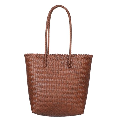 CALLARON Stroh Umhängetasche Gewebt Aus Rattan-imitat Korbtasche Für Damen Strandtasche Im Bohemian-stil Vintage-handtasche Zum Einkaufen Für Freizeitaktivitäten von CALLARON