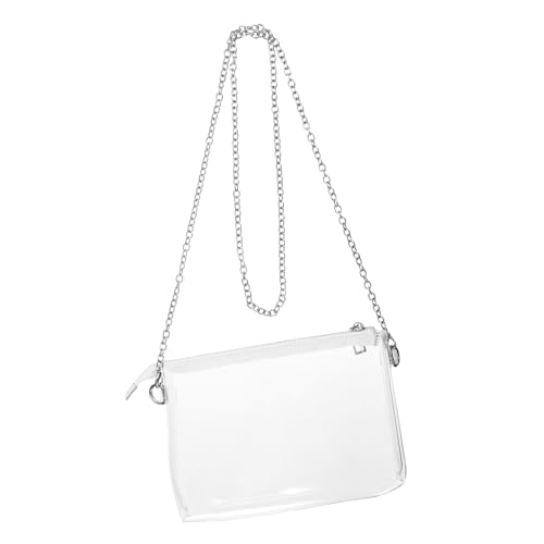 CALLARON Transparente Umhängetasche Für Damen Durchsichtige Stadiontasche Zugelassen Für Konzerte Und Stadien Kleine Transparente Tasche Zum Tragen Von Karten Handy Und Kosmetika Leicht von CALLARON