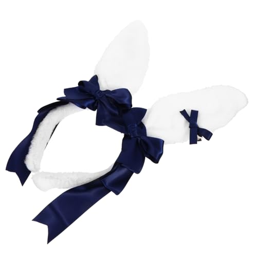 CALLARON Kaninchen-ohr-stirnband Kopfschmuck Für Mädchen Hasenohren-accessoire Schleife Party-haar-schmuck Für Kostümpartys Und Feiertage von CALLARON