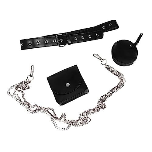 CALLARON Kettentasche Damen Hüfttasche Im Hip-hop-Stil Hüfttasche Kleine Gürteltasche Stylische Tasche Hüftkettentasche Hängende Hüftgeldbörse von CALLARON
