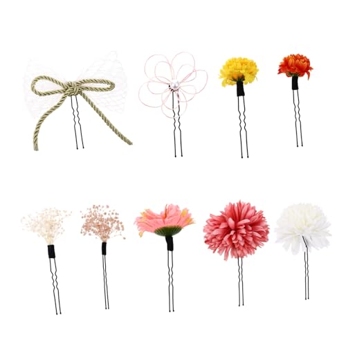 CALLARON Kimono Haarschmuck Mit Blühenden Haaraccessoires Einzigartiges Blumendesign Im Japanischen Stil Für Frauen Für Hochzeiten Und Partys von CALLARON