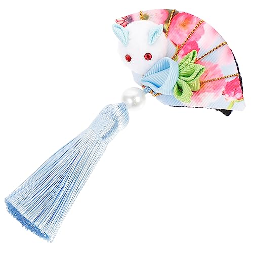 CALLARON Kimono Haarschmuck Mit Bunny-design Und Karotten-tassel Für Hochzeiten Osterfeiern Und Traditionelle Anlässe Hübscher Haarklammer Für Damen von CALLARON