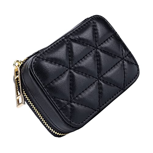 CALLARON Kleine Kosmetiktasche mit Spiegel Lippenstift Aufbewahrungstasche Tragbare Make Up Tasche für Damen PU Material Kompakte Handtasche für Unterwegs von CALLARON