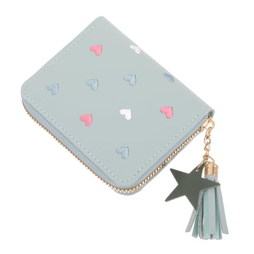 CALLARON Damen Pu Geldbörse Klein Kompakte Münzbörse Süße Handtasche Für Kleingeld Praktisches Portemonnaie Für Karten Und Münzen Leicht Zu Reinigen Für Damen Und Mädchen von CALLARON