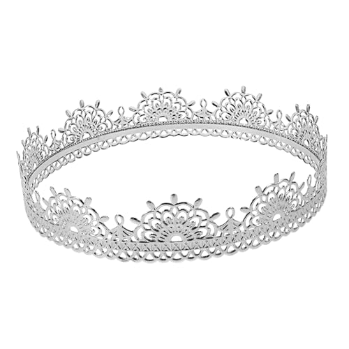 CALLARON Königskrone Glänzend Für Party Geburtstagskronen Dekorativ Kostümkronen Vintage Stirnband Königlich Kopfbedeckung Cosplay von CALLARON