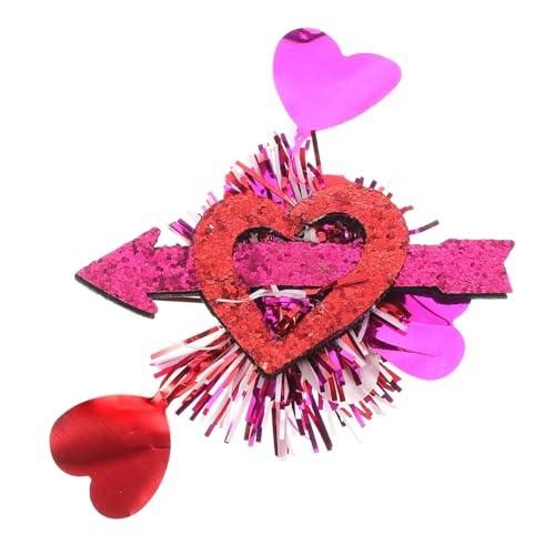 CALLARON Sequin Haarclips Herz Haarschmuck Für Mädchen Romantische Haarspangen Für Valentinstag Hochzeiten Und Geburtstagsfeiern Funkelnde Haarnadeln Für Besondere Anlässe von CALLARON