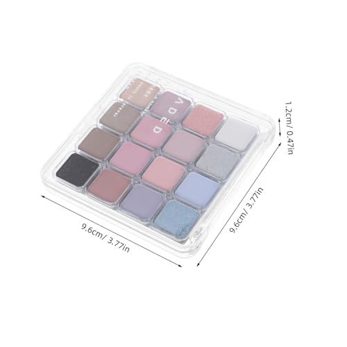 CALLARON Koreanische Lidschattenpalette Farben Matte und Glitzer Hochpigmentiert Wasserfest Multifunktional für Augen und Wangen Kompakt Reisegeeignet Makeup Shimmer Sparkle von CALLARON