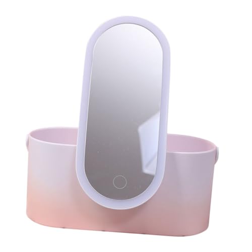 CALLARON Kosmetik-aufbewahrungsbox Mit Led-spiegel Abs-box Für Schminkspiegel Make-up-organizer Praktische Aufbewahrungsbox Für Kosmetika Und Schreibwaren von CALLARON