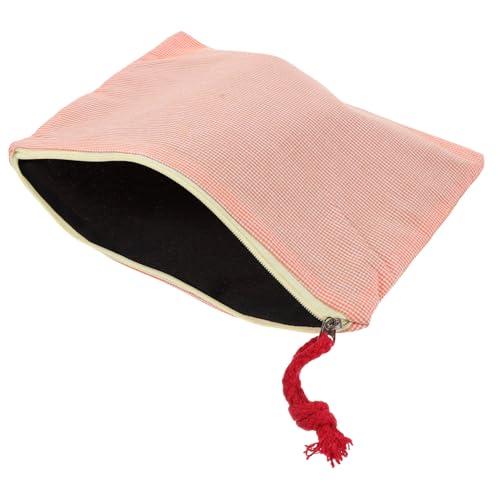 CALLARON Kosmetiktasche Damen Reisetasche Make Up Tasche mit Reißverschluss Große Kosmetiktasche für Reisen Tragbare Make Up Organizer Tasche mit Modischem Gittermuster von CALLARON