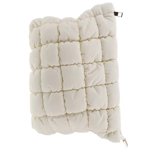 CALLARON Ästhetische Make-up-Tasche Mit Raster-Layout Leicht Tragbar Aus Daunenmaterial Kosmetik-Organizer Für Reisen Und Täglichen Gebrauch von CALLARON