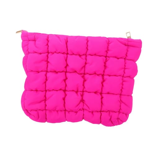 CALLARON Schminkbeutel Mit Gitterdesign Für Reisen Weiche Make-up-Tasche Reiseutensilien-Aufbewahrungstasche Kulturbeutel Für Damen Kosmetiktasche Zum Organisieren von CALLARON