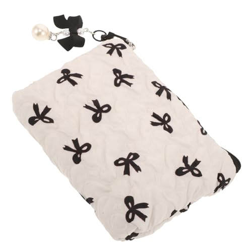 CALLARON Schmink Tasche Mit Schleifendesign Und Leicht Kosmetiktasche Für Reisen Organizer Tasche Für Make-up Und Hautpflege Robuste Kulturbeutel Für Handtasche von CALLARON