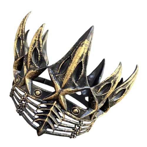 CALLARON Krähenkrone Halloween-kopfbedeckung Gotische Krone Vintage Tiara-krone Metallkronen Königin Tiara Goth Krone Requisite Rave-n-s-krone Königskrone Aus Metall Cosplay Zubehör von CALLARON