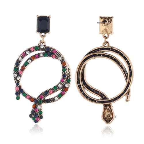 CALLARON Kreative Schlangenohrringe für Damen Lange Ohrhänger für Partys Alltag und Besondere Anlässe Modisches Schmuckstück Blicke Anzieht von CALLARON