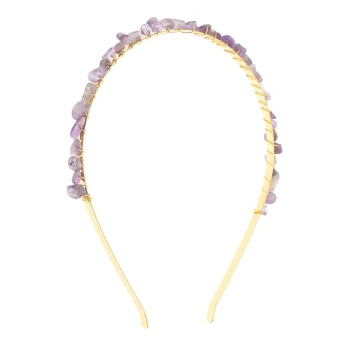 CALLARON Brautstirnband Krone Hochzeit Haarband Kristallkopfschmuck Vintage Accessoire Für Damen Haarschmuck Bräutigam Festliche Feiern Stein Schmuck von CALLARON
